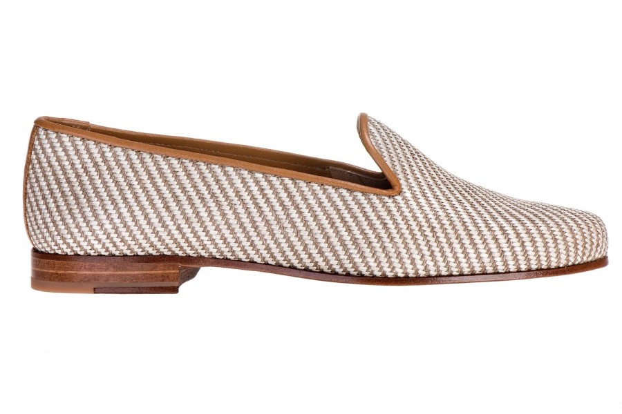 Men Stubbs and Wootton | Raffia Cream (Wide)