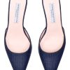 Women Stubbs and Wootton | Raffia Navy Greta