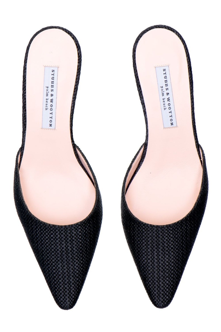 Women Stubbs and Wootton | Raffia Black Greta