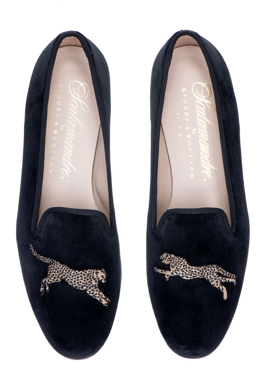 Women Stubbs and Wootton | Cheetah Black (Women)