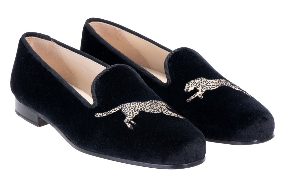 Women Stubbs and Wootton | Cheetah Black (Women)