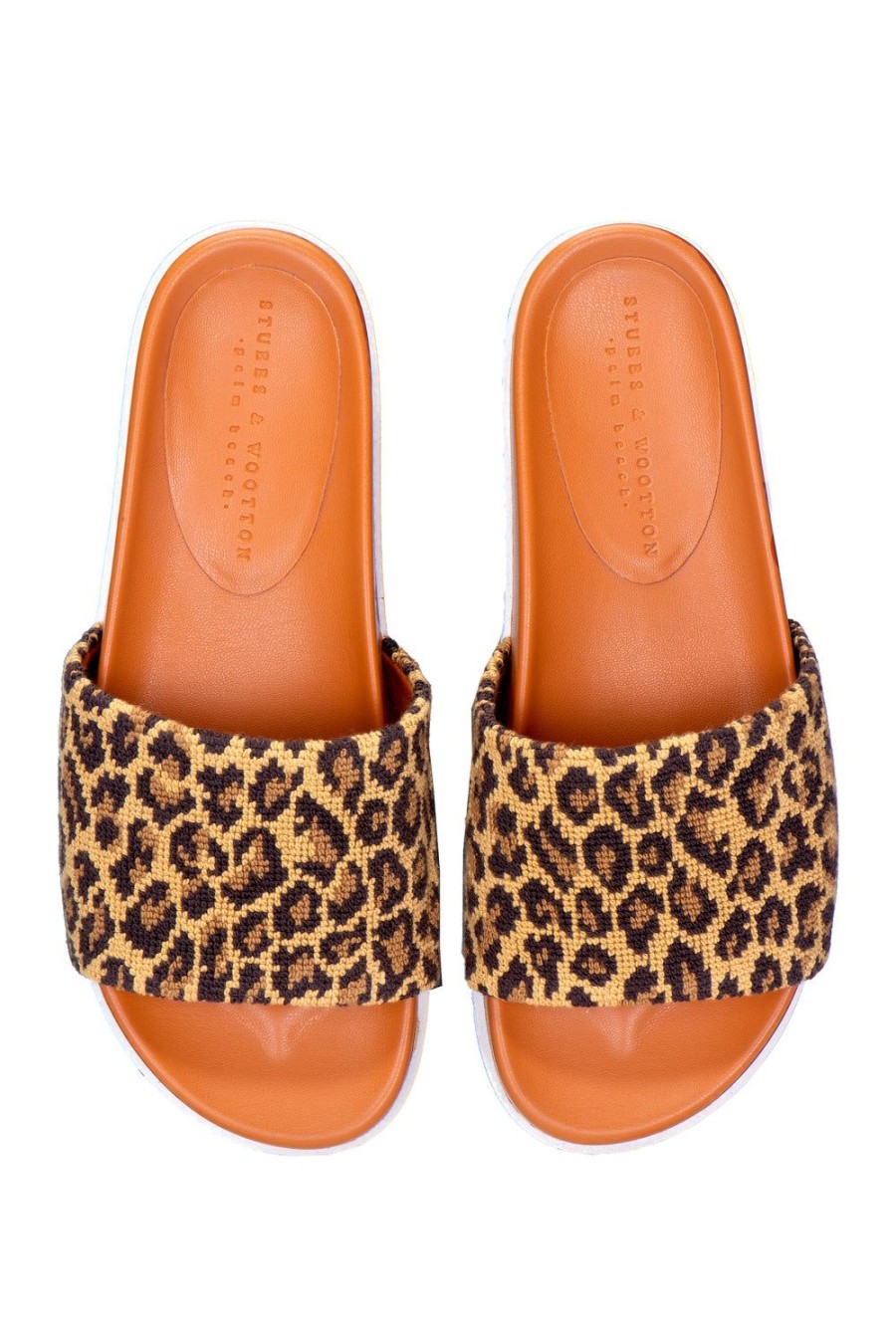 Women Stubbs and Wootton | Jane Leopard Slip (Women)