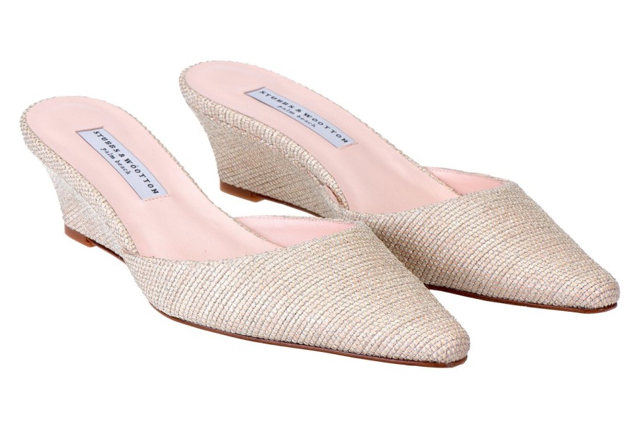 Women Stubbs and Wootton | Raffia Silver Corsini