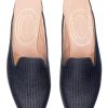 Women Stubbs and Wootton | Raffia Black Mule (Women)