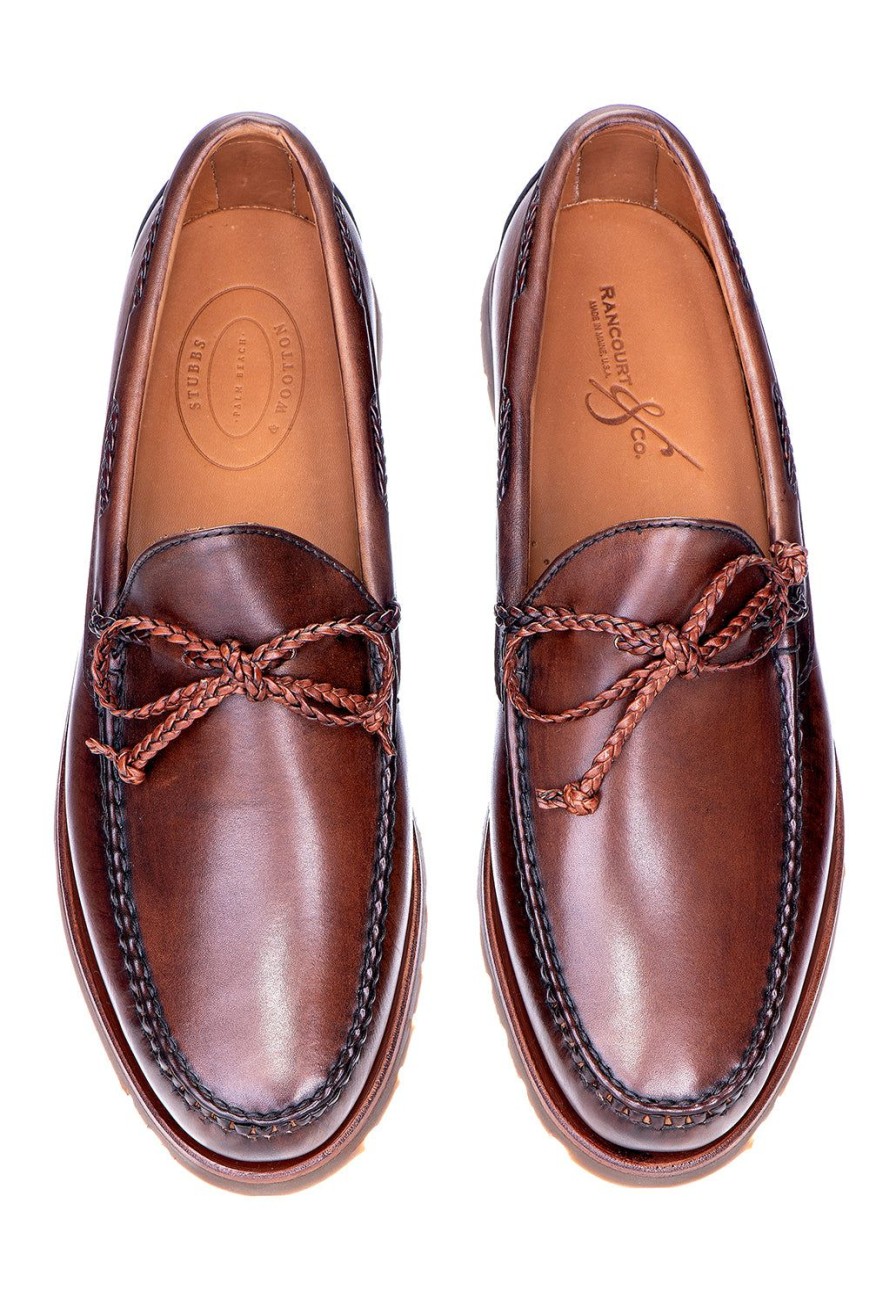 Men Stubbs and Wootton | Merritt Brown Boat Shoe (Men)