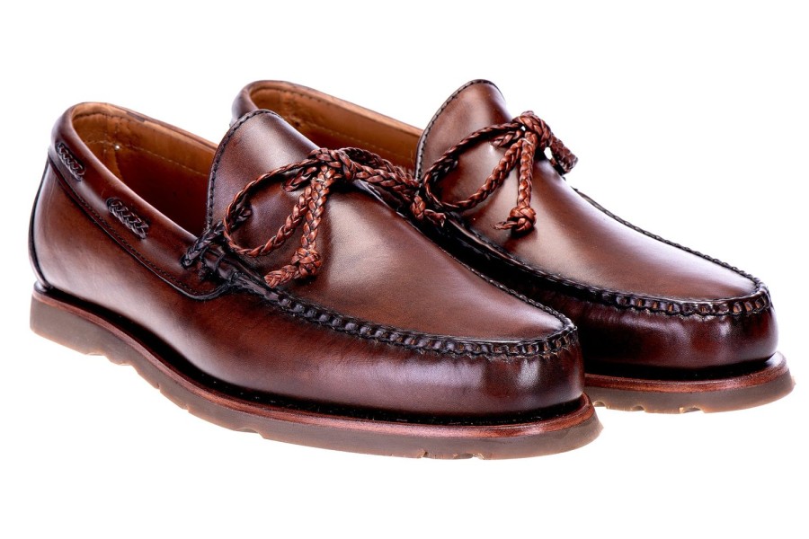 Men Stubbs and Wootton | Merritt Brown Boat Shoe (Men)