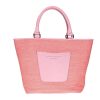 Accessories Stubbs and Wootton | Raffia Salmon Midi Tote