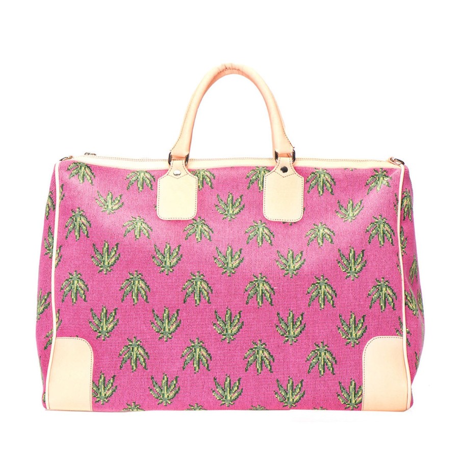 Accessories Stubbs and Wootton | Hemp Pink Weekender