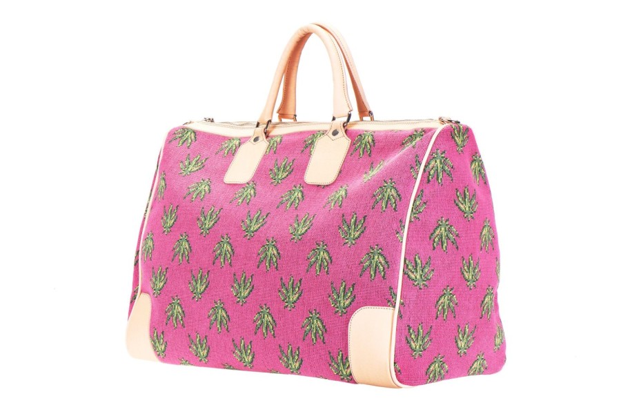 Accessories Stubbs and Wootton | Hemp Pink Weekender