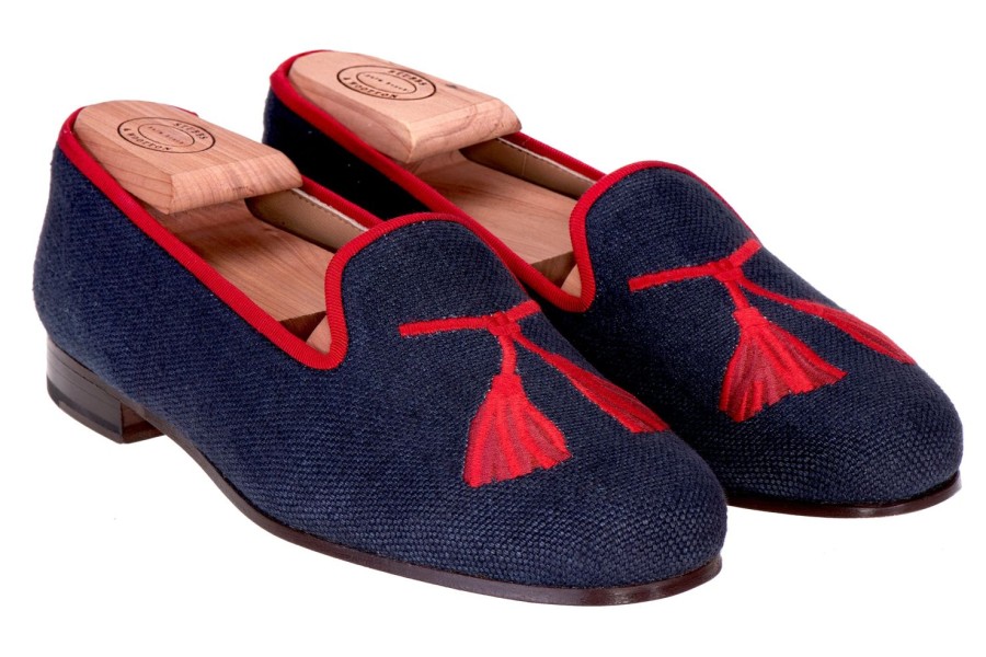 Women Stubbs and Wootton | Tassel Navy (Women)