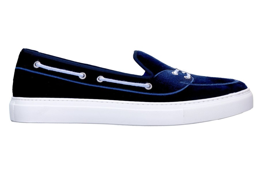 Women Stubbs and Wootton | Jetty Navy Sneaker (Women)