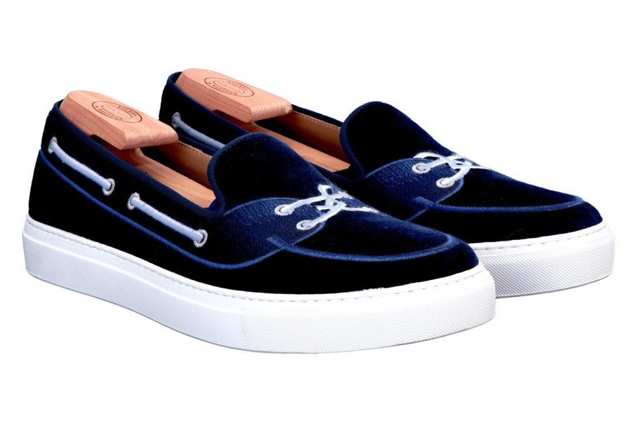 Men Stubbs and Wootton | Jetty Navy Sneaker (Men)