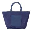 Accessories Stubbs and Wootton | Raffia Navy Midi Tote