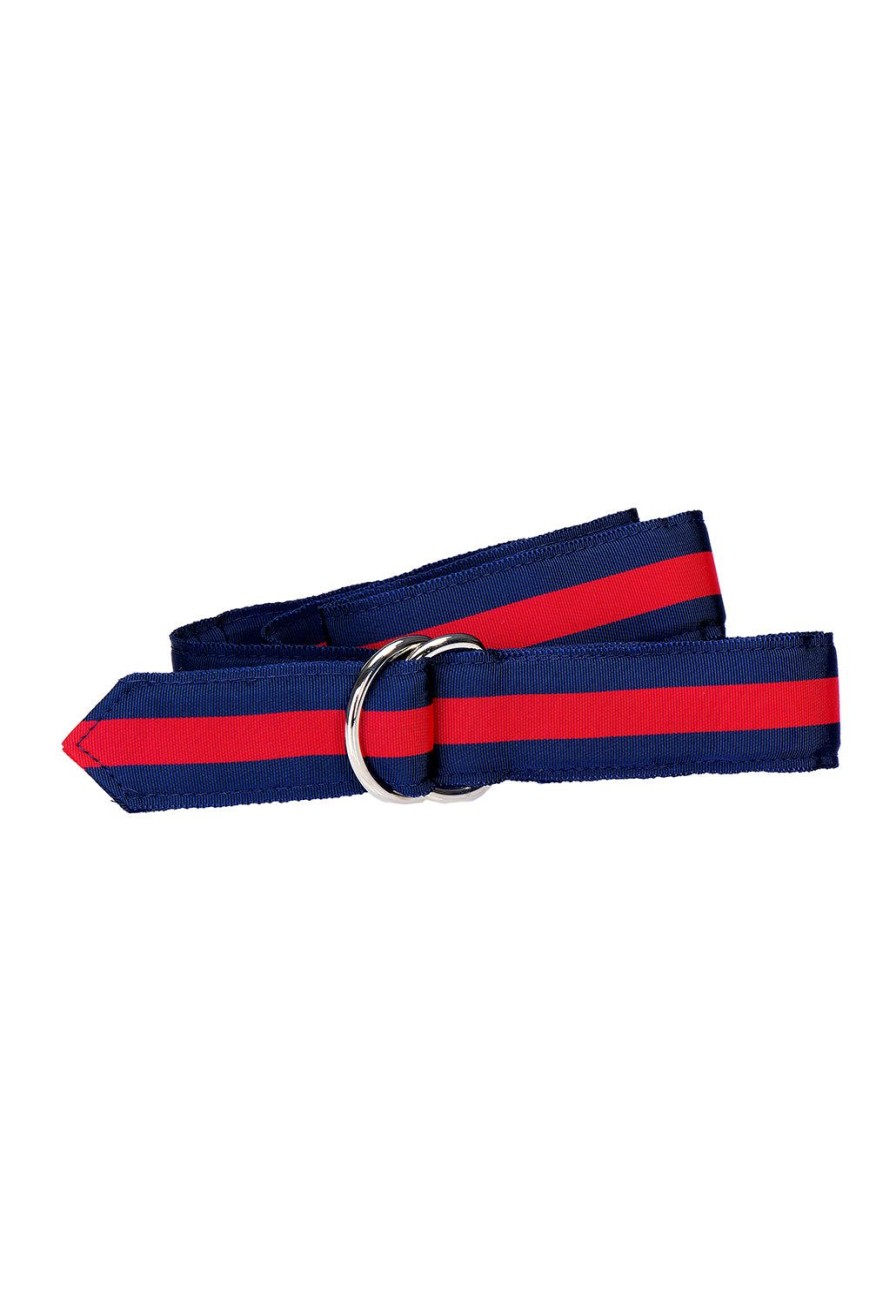 Accessories Stubbs and Wootton | Ribbon Belt Red